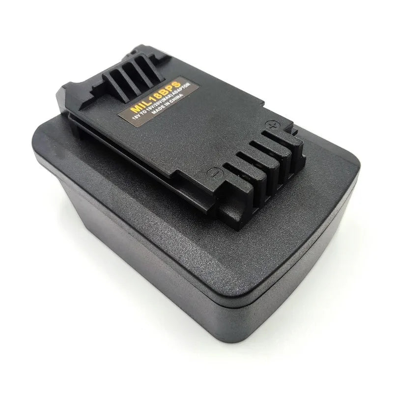MIL18BPS Battery Adapter: Milwaukee 18V to Black+Decker 20V Tools Power Tool Battery Adapter Babs