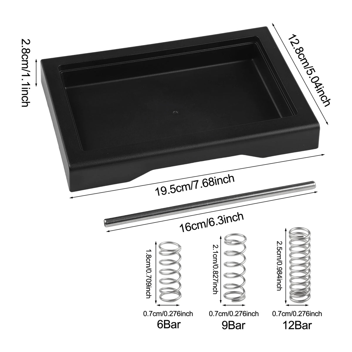 Low Profile Drip Tray & OPV Spring Kit – Gaggia Classic Pro Espresso Machine Accessory Babs 5-piece set