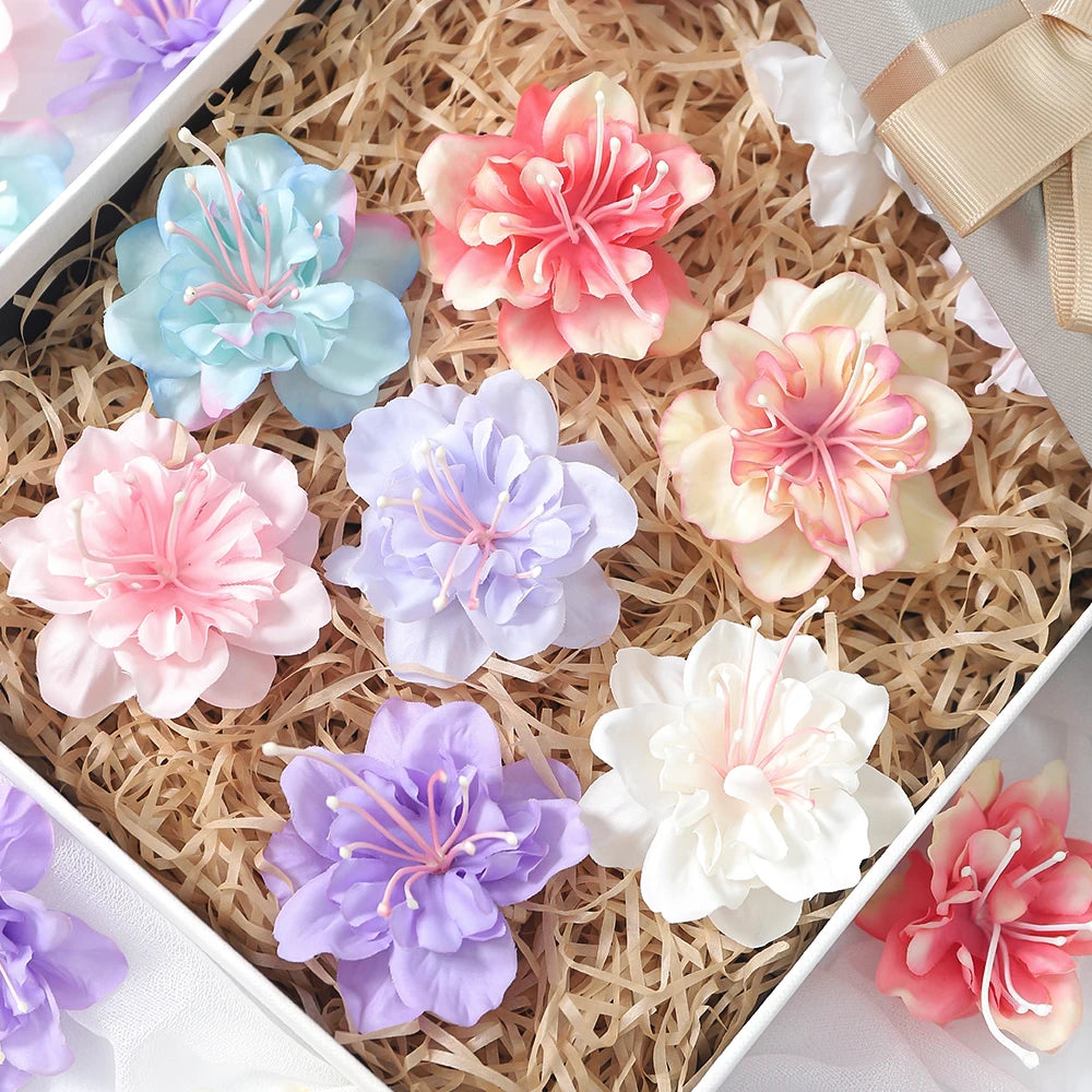 Silk Rose Artificial Flower Heads for Wedding & Home Decor Artificial Silk Flowers Babs