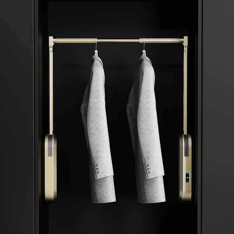 Electric Lifting Clothes Rack – Telescopic Wardrobe Closet Organizer Electric Clothes Rack Babs