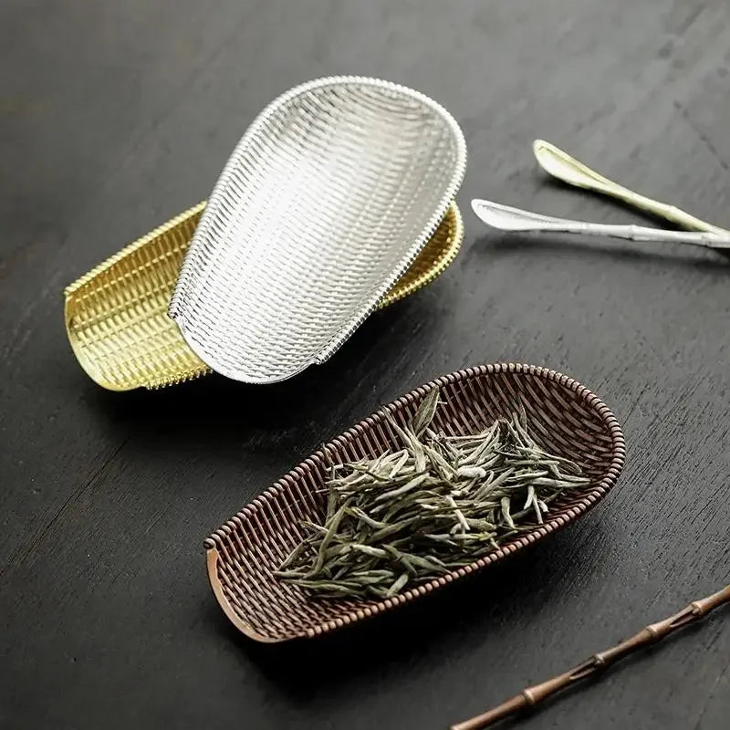 2Pcs Alloy Kung Fu Tea Scoop Set – Handmade Tea Shovel Tools Tea Ceremony Tools Babs