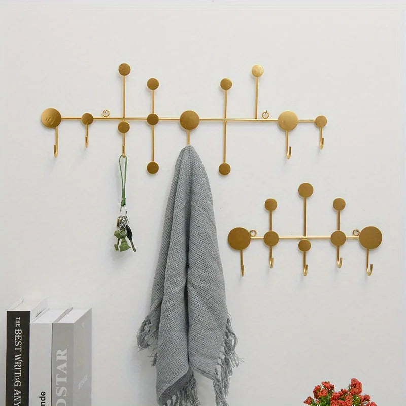 Scandinavian Wall Hook Rack – Entryway Key & Coat Hanger Wall Hook Rack Babs