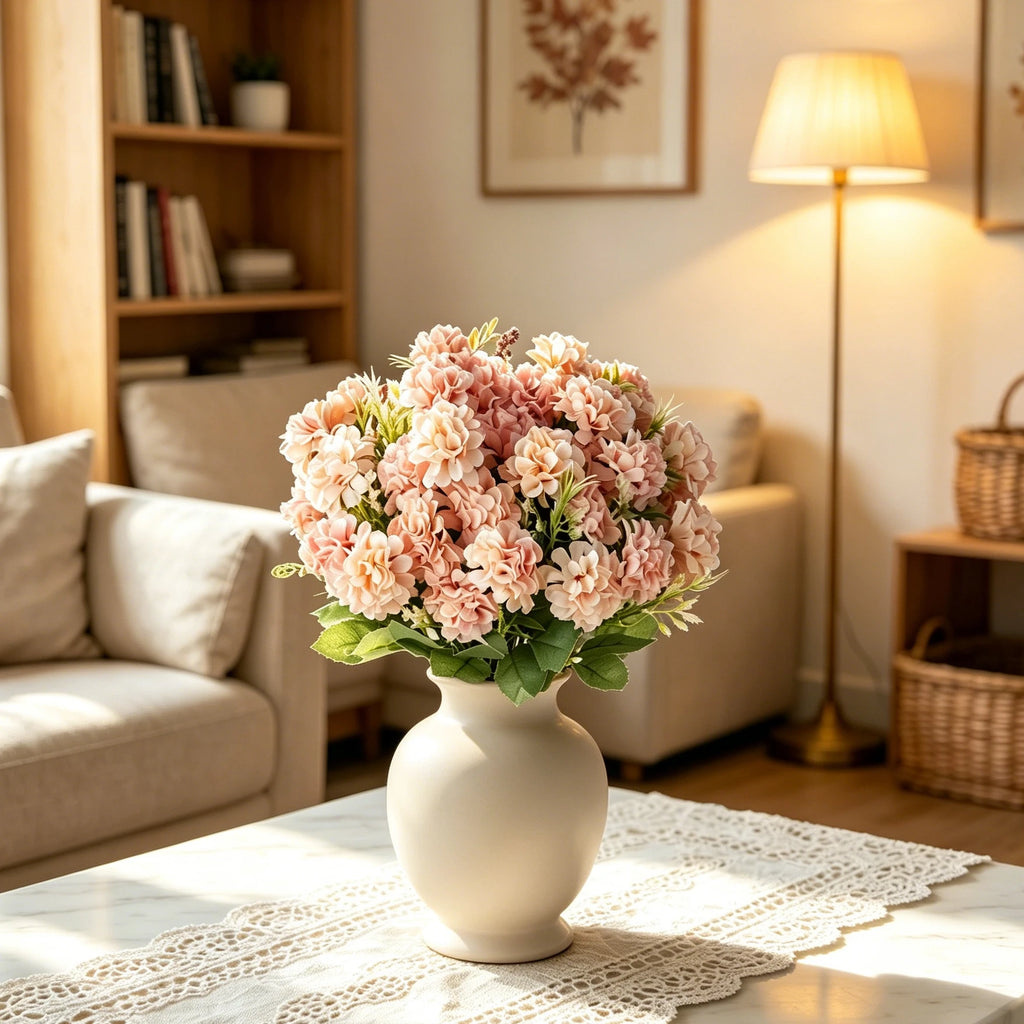 Silk Hydrangea Artificial Flowers – Wedding & Home Décor Artificial Silk Flowers Babs