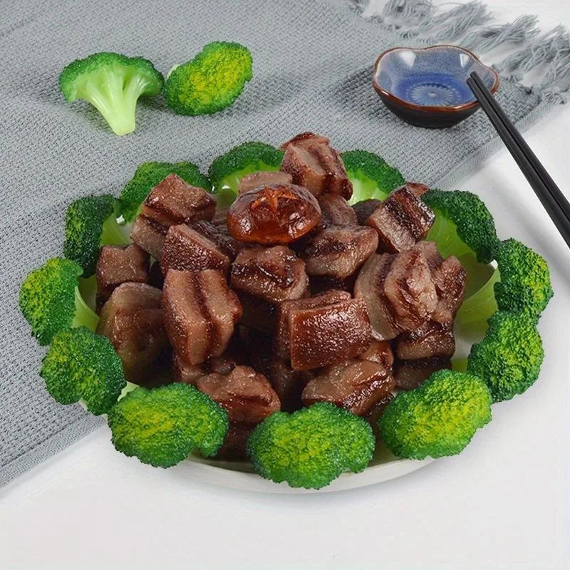 PVC Simulation Pork Belly Braised Meat Food Photography Prop Food Photography Prop Babs