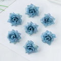 20pcs Silk Multicolor Rose Heads – Artificial Flowers for Decor Artificial Silk Flowers Babs color7 10 Pieces