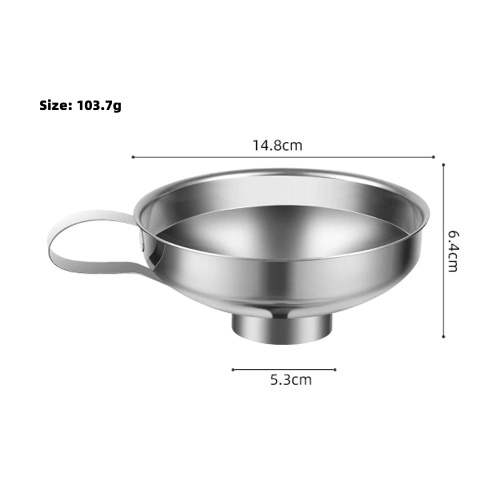 Stainless Steel Wide Mouth Canning Funnel for Mason Jars Kitchen Canning Funnel Babs