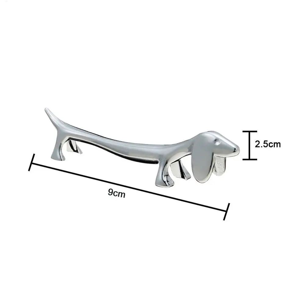 Dachshund Dog Stainless Steel Chopstick Rest & Cutlery Holder Chopstick Rest Babs Silver 1pcs