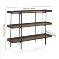Nordic 3-Tier Wooden Storage Rack | Modern Minimalist Shelf Wooden Storage Rack Babs Length 120