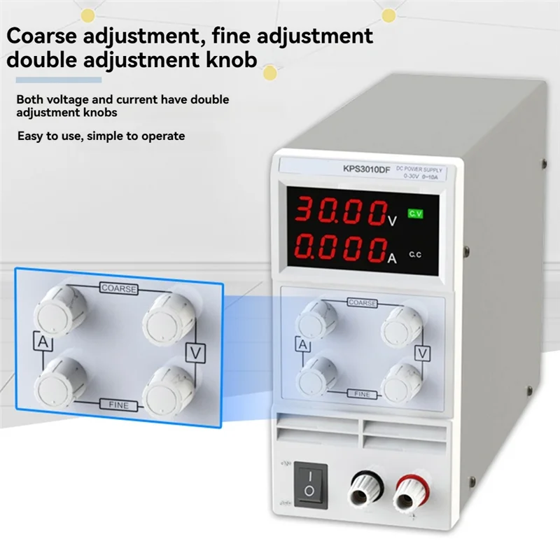 Adjustable DC Bench Power Supply 30V 5A Variable Voltage Regulator Bench Power Supply Babs
