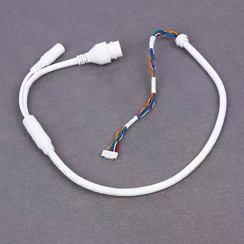 10-Pin PoE RJ45 IP Camera Tail Cable 65cm | HUXUAN PoE Camera Cable Babs