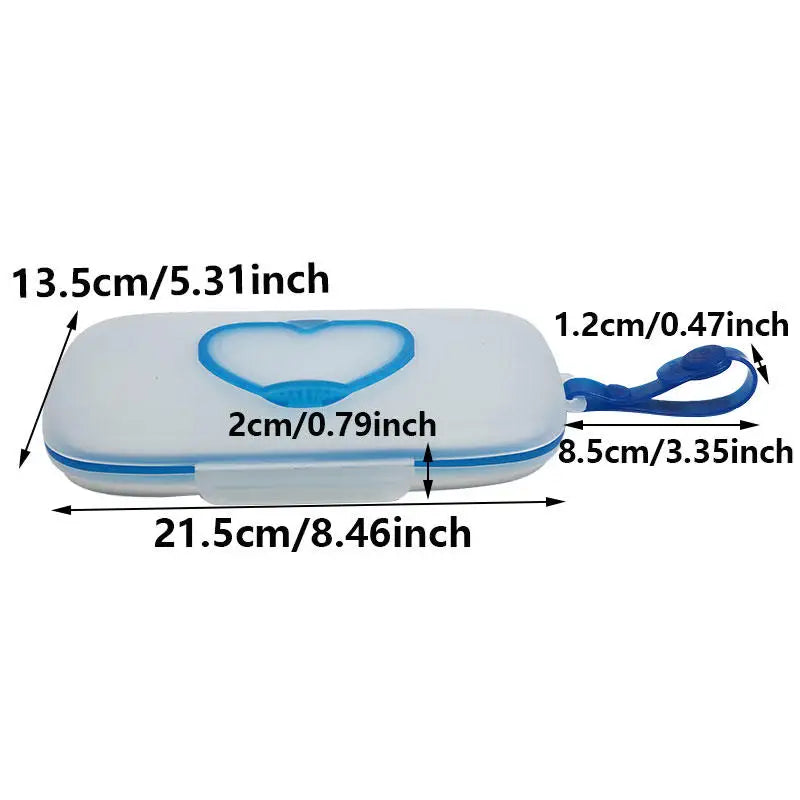 Portable Refillable Baby Wipe Dispenser & Travel Storage Case Wipe Dispenser Case Babs