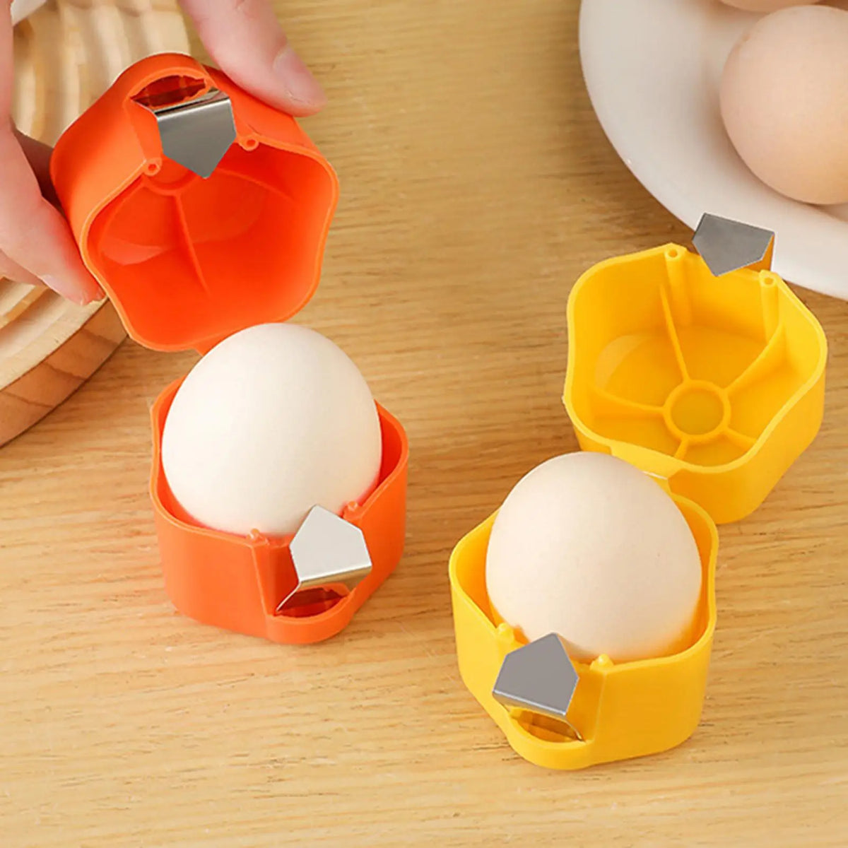 Handheld Egg Shell Opener & Cracker – Easy One-Press Tool Egg Shell Opener Babs