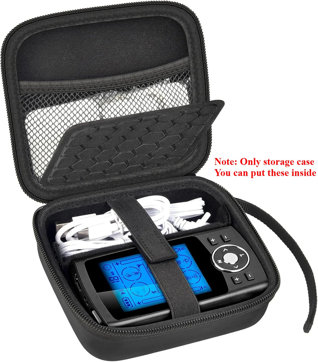 Carrying Case for Muscle Stimulator – Storage Organizer Bag Device Storage Case Babs