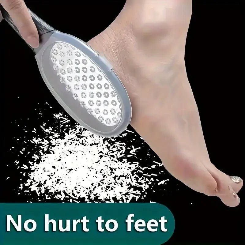 Stainless Steel Foot File & Callus Remover | Dual Grit Pedicure Foot File & Rasp Babs
