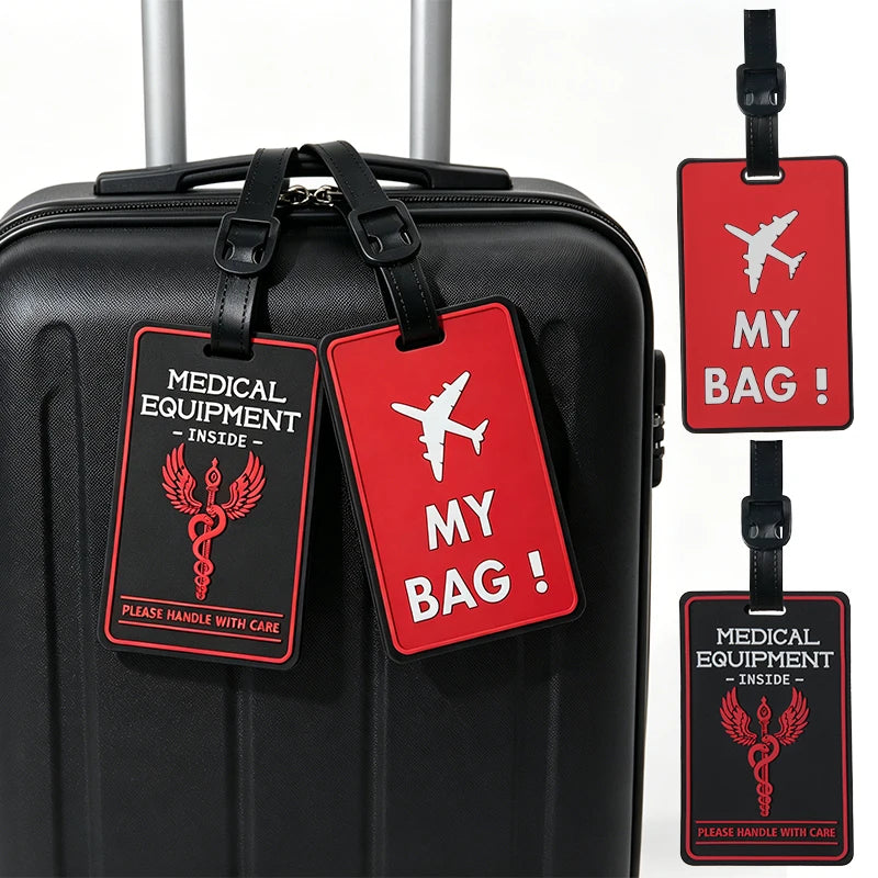 Privacy Luggage Tag – Handle With Care Baggage Label Luggage Tag Babs