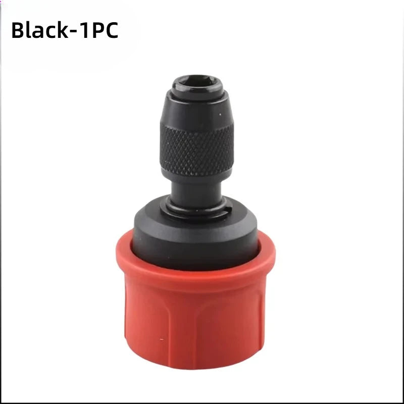 6.35mm Hex Shank to Keyless Drill Chuck Adapter Quick Change Drill Chuck Adapter Babs Extension Bar-1PC