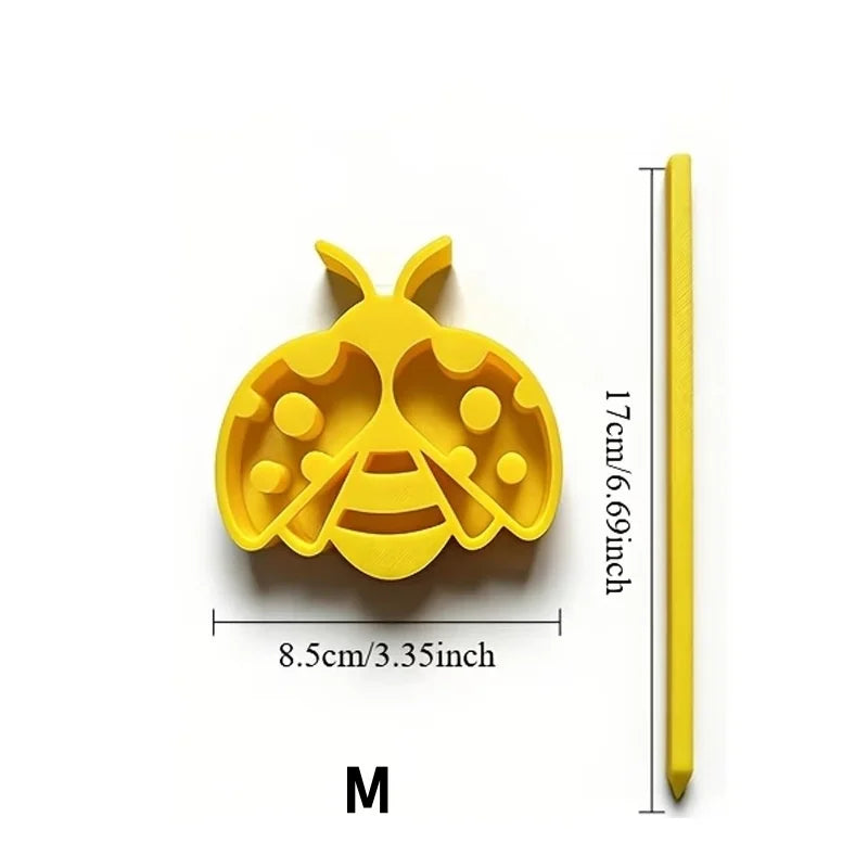 Bee Shape Garden Water Feeder Ground Plug Lawn Decor Garden Water Feeder Babs M