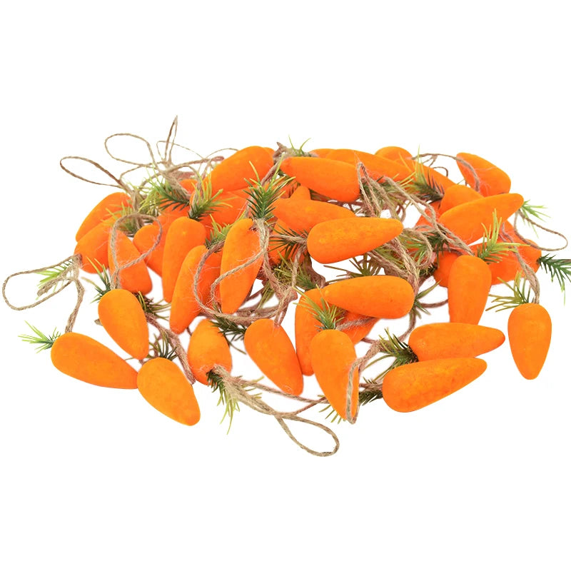 Easter Foam Carrot Hanging Ornaments 10/20pcs – Party Decor Easter Hanging Ornaments Babs