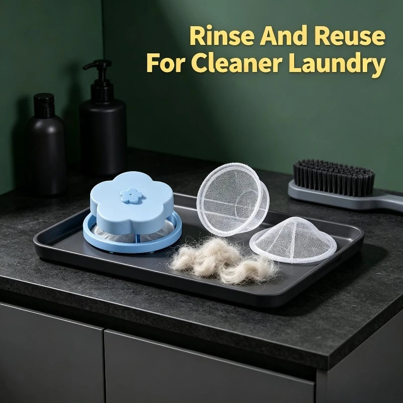 Reusable Washing Machine Lint & Pet Hair Catcher Filter Bag Laundry Filter Bag Babs