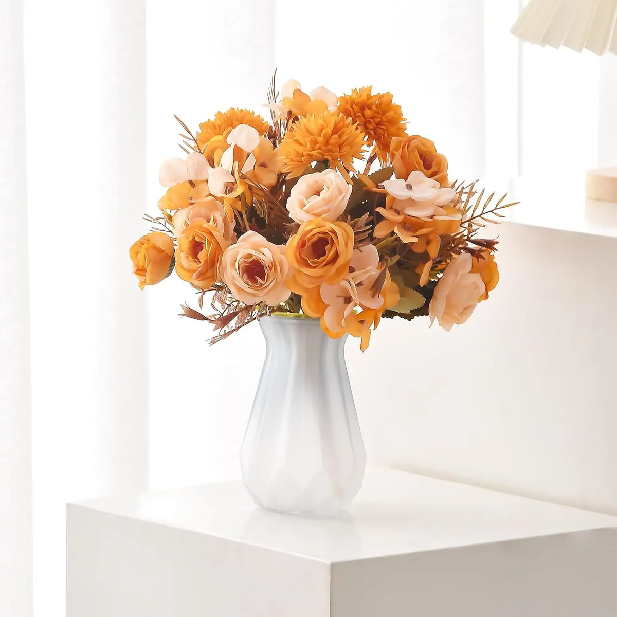 Artificial Silk Rose Bouquet – Indoor & Outdoor DIY Decor Artificial Silk Flowers Babs