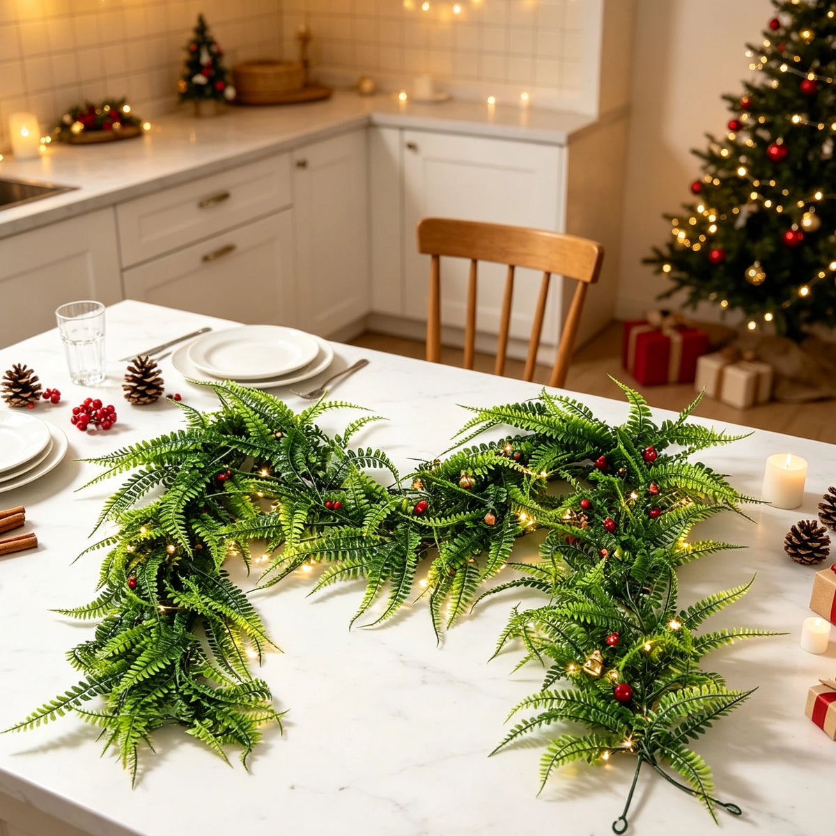 Artificial Ivy Vine Garland 1/3 Pcs – Faux Persian Leaf Decor Artificial Plant Garland Babs