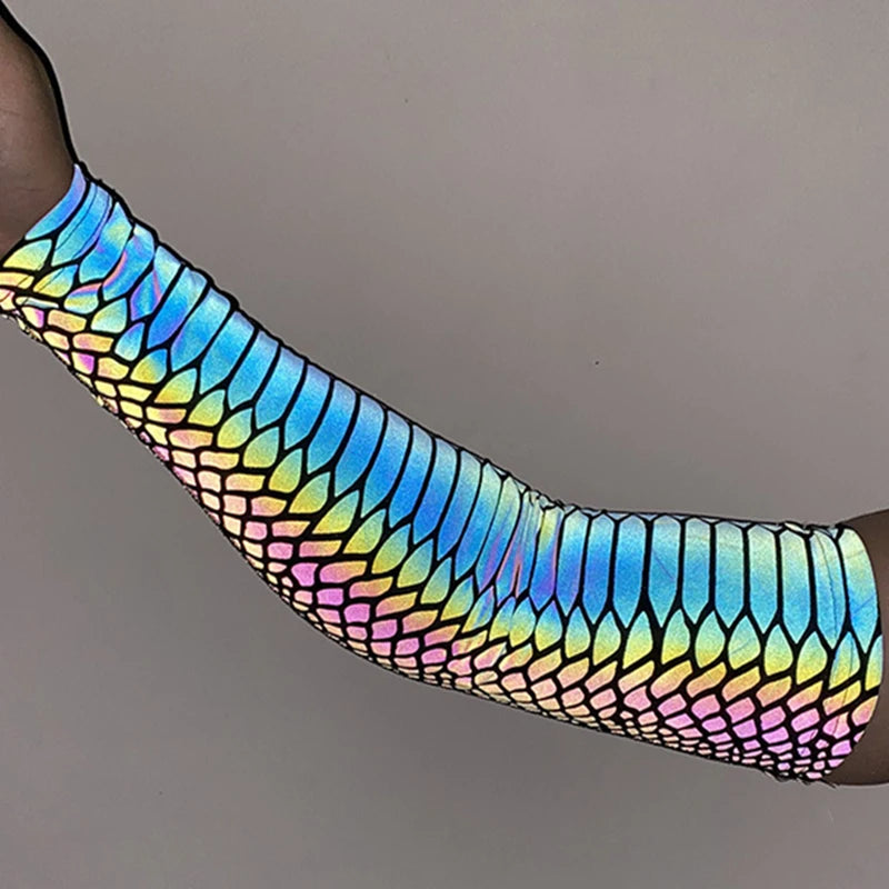 Men's Reflective Arm Sleeves – UV Protection for Cycling & Sports Sports Arm Sleeves Babs