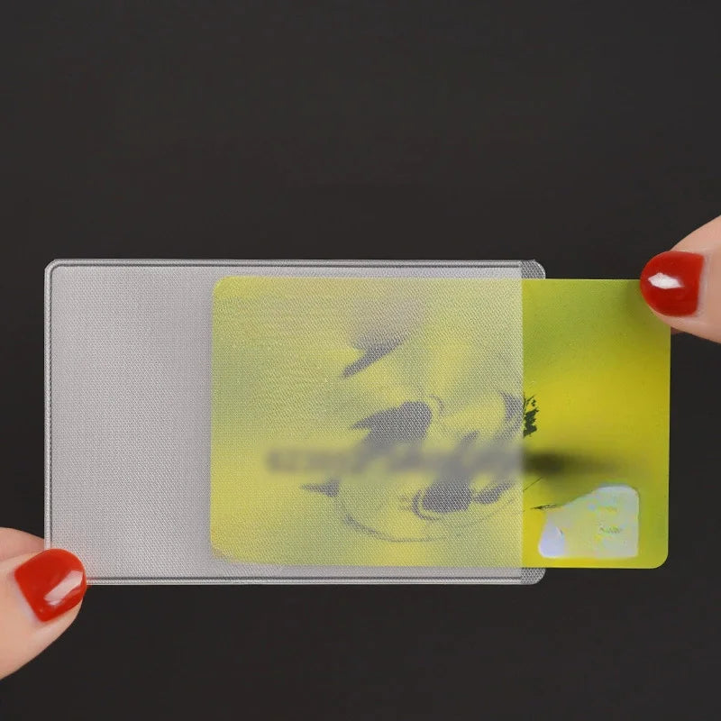 Frosted Anti-Magnetic Card Case – ID, Bank & Bus Card Cover Card Protector Case Babs