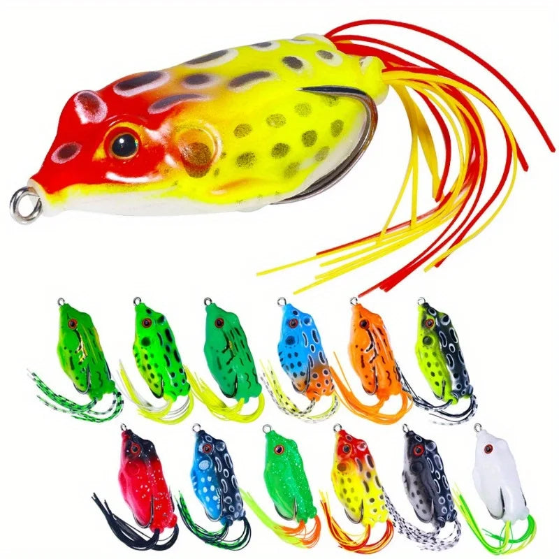 Bionic Frog Fishing Lure – Soft Artificial Topwater Bait Soft Fishing Lure Babs