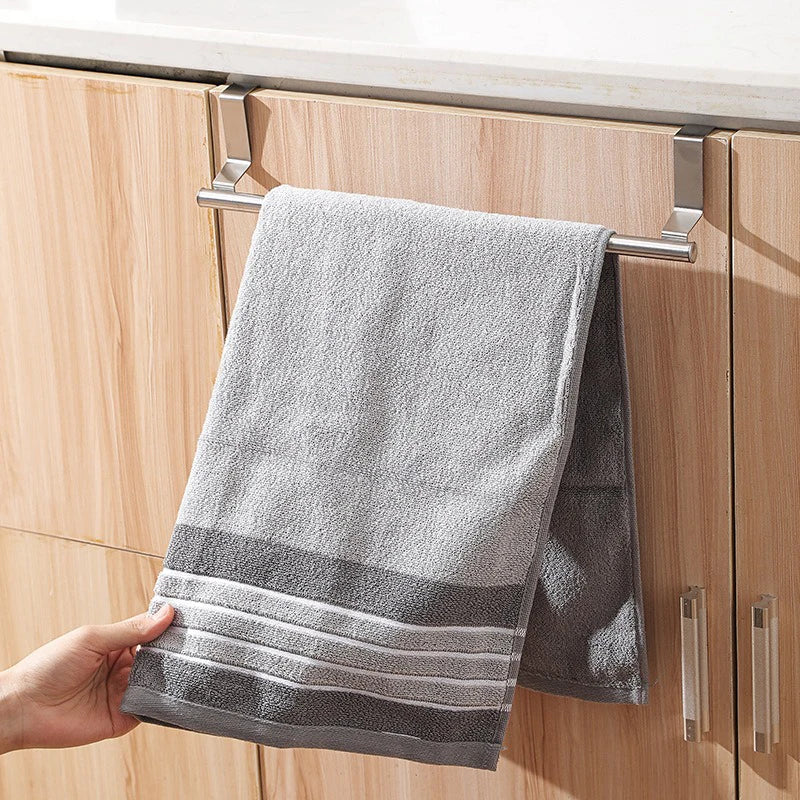 Stainless Steel Towel Holder – Under Sink Rack Organizer Towel Holder Rack Babs