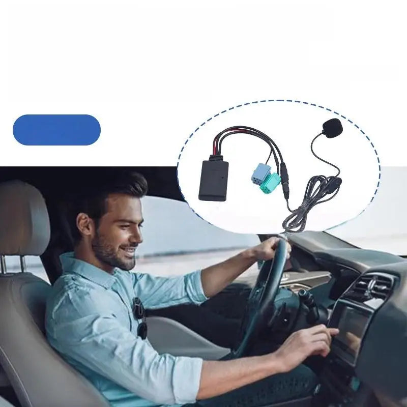 Car Bluetooth 5.0 AUX Adapter – ISO 6Pin 8Pin Radio Connector Car Bluetooth Adapter Babs