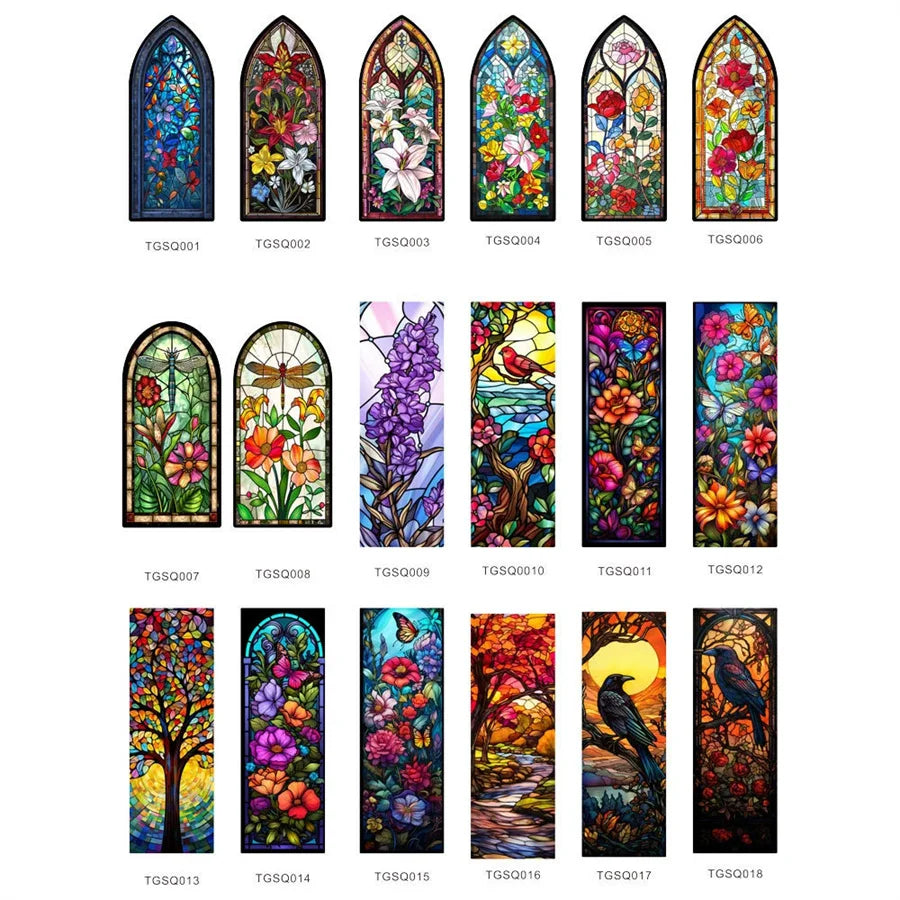 Acrylic Reading Bookmarks – Colorful Floral Design Acrylic Bookmarks Babs