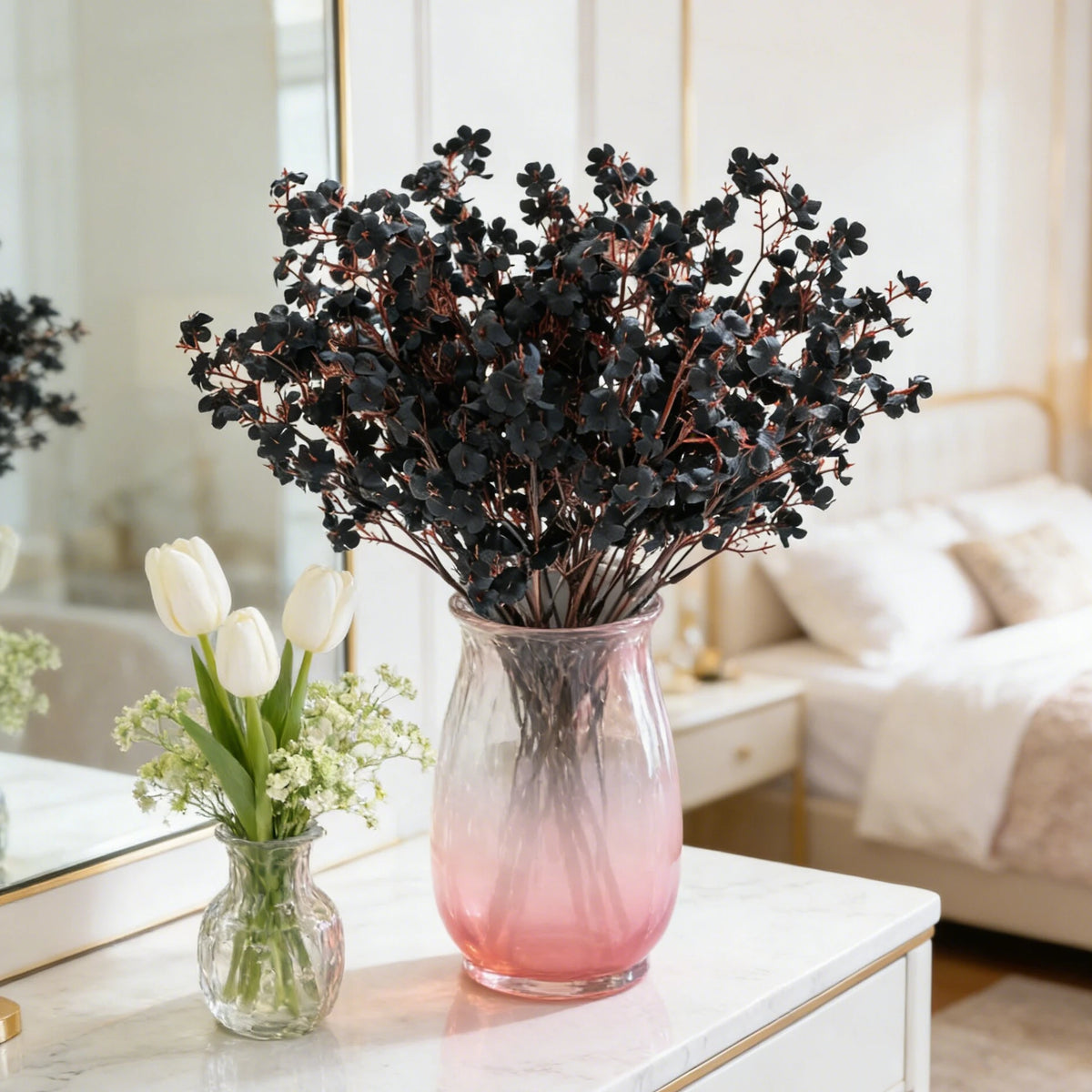 Artificial Silk Gypsophila Flowers – Wedding & Home Décor Artificial Flower Bouquet Babs