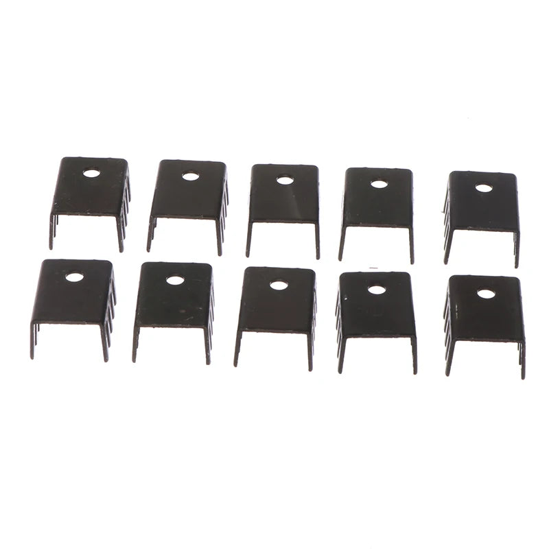 10pcs TO-220 Aluminum Heatsink 19×15×10mm | 7805 Cooler Electronic Heatsink Babs