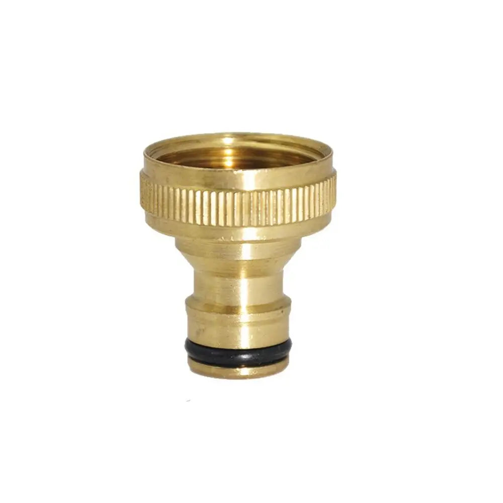 3/4" Solid Brass Tap Adaptor – Garden Hose Quick Connector Brass Hose Connector Babs