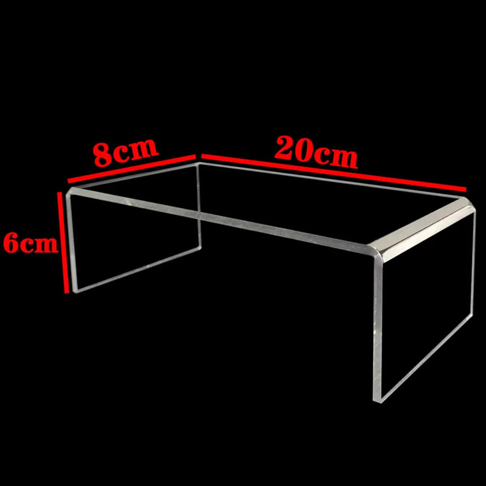 Clear Acrylic Multi-Tier Display Stand – Figures, Food & Perfume Acrylic Display Stand Babs 20x8x6cm