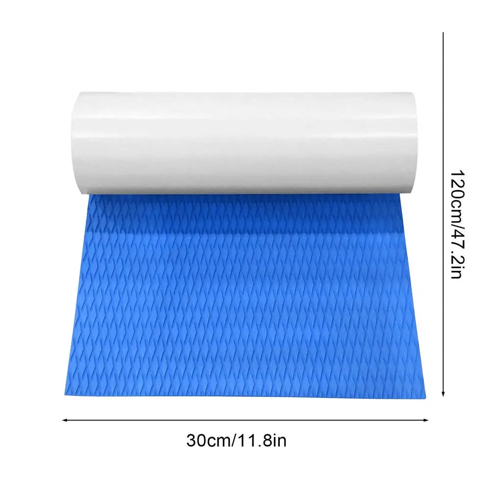 EVA Foam Marine Deck Mat – Non-Slip Surfboard Traction Pad Surfboard Traction Pad Babs Blue 120x30cm