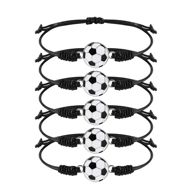 Soccer Charm Bracelets Kids Party Favors 5/10 Pack Kids Party Favors Babs