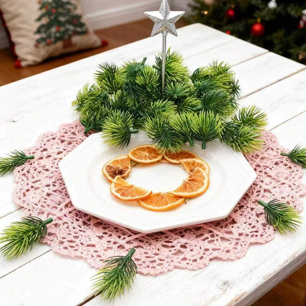 Artificial Pine Needle Branches 30/50pcs – Holiday & Party Decor Artificial Pine Branches Babs