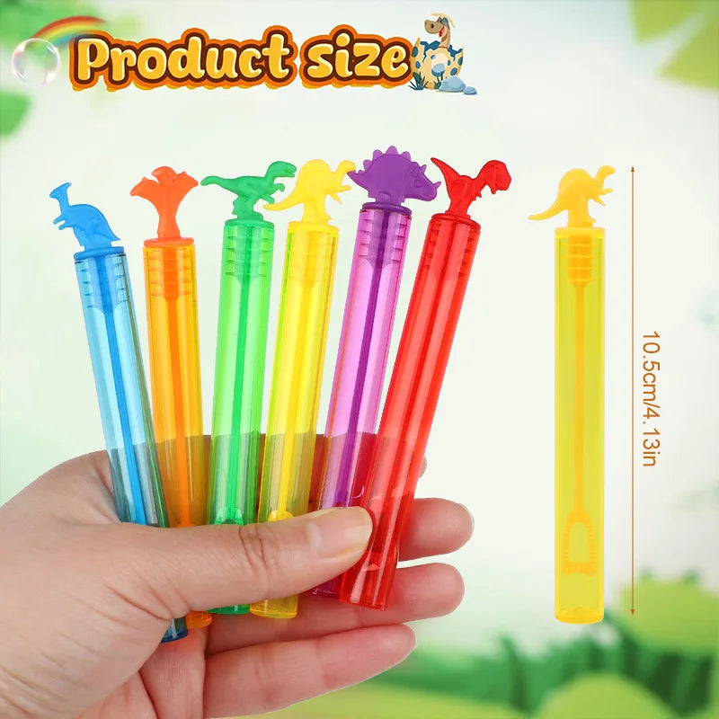 Dinosaur Bubble Tubes – Kids Party Favors 10/20/30 Pcs Bubble Toy Favors Babs