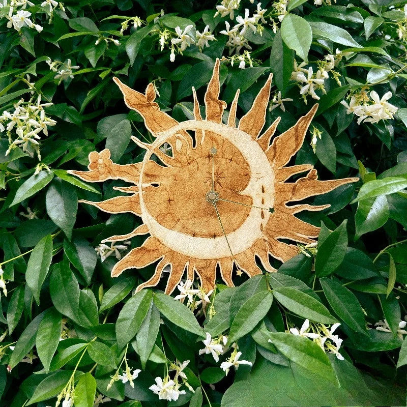 Wooden Wall Clock Silent Quartz – Minimalist Home Decor Decorative Wall Clock Babs
