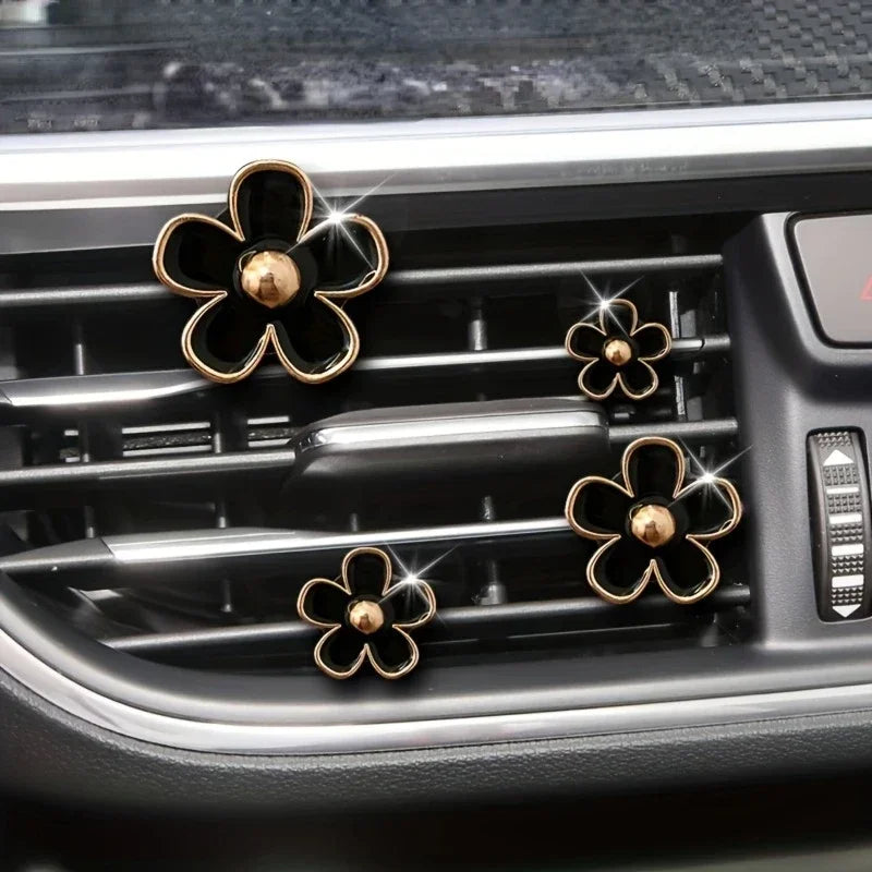 4-Pack Flower Car Vent Aromatherapy Clips | Car Air Freshener Car Vent Air Freshener Babs