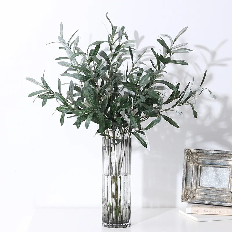 Artificial Olive Branch Fake Plant Décor – Wedding & Home Artificial Plant Branch Babs