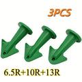 3-Piece Sealant Nozzle Set – Tile Joint & Floor Sealing Tool Sealant Nozzle Set Babs green