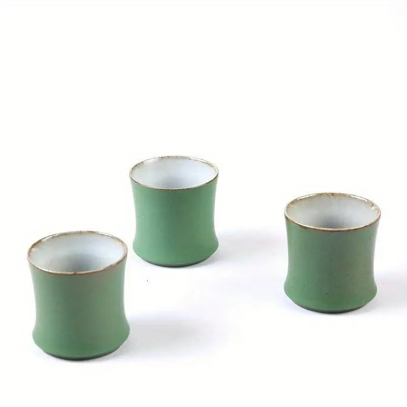 60ML Bamboo Joint Ceramic Tea Cup for Tea Ceremony Ceramic Tea Cup Babs