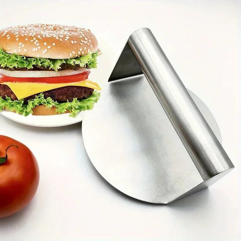 Stainless Steel Burger Press – Round Patty Maker Tool Burger Patty Press Babs