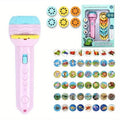 Flashlight Projector Torch Lamp Toy – Baby Bedtime Gift Kids Projector Toy Babs Pink