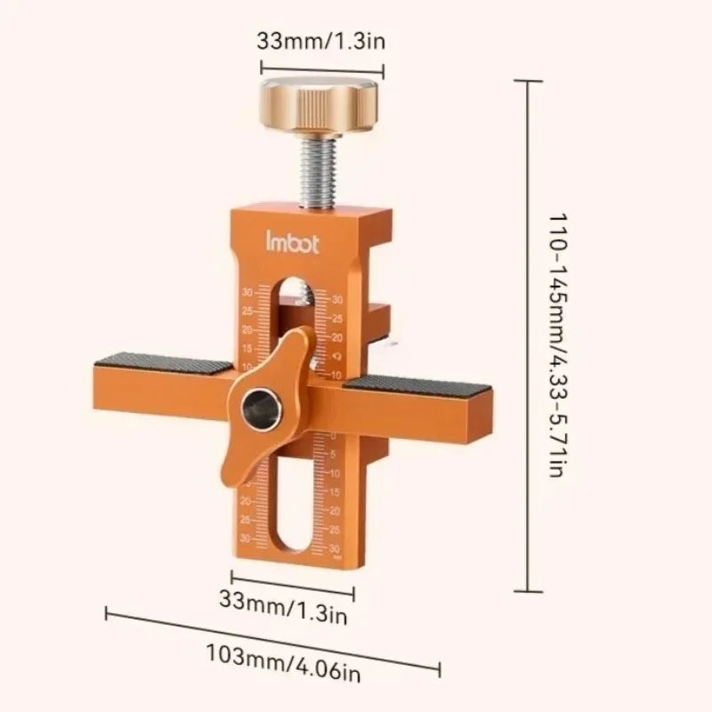 2-in-1 Cabinet Door Installation Jig & Positioning Tool Woodworking Installation Jig Babs