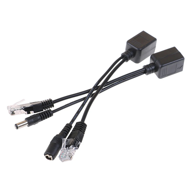 Passive PoE Adapter Kit – RJ45 Splitter & Injector Set PoE Adapter Kit Babs