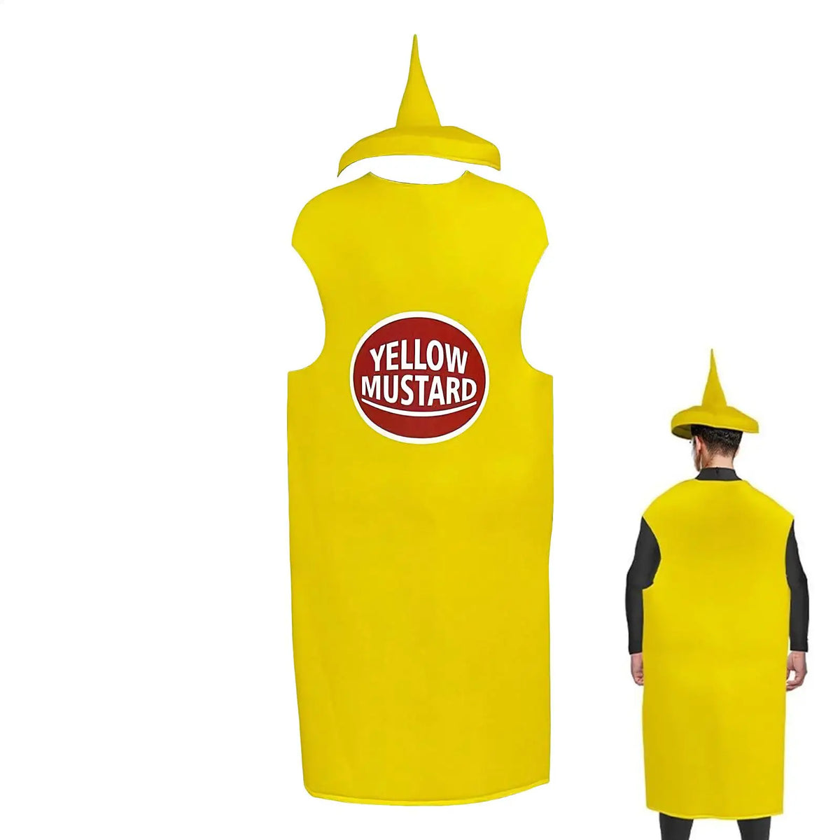 Ketchup Bottle Costume – Unisex Halloween Cosplay Jumpsuit Halloween Costume Babs