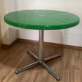 Nordic Foldable Round Dining Table | Metal Frame, 95x73cm Foldable Dining Table Babs Green
